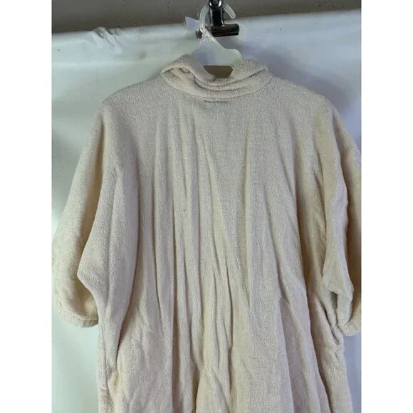 Vintage 90s Streetwear Terry Cloth Zip Robe Swim Beach Cover Up USA